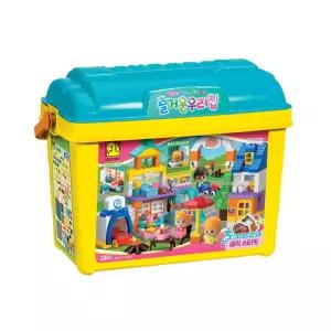 OXFORD 어린이 선물 물에 씻어 사용 가능한 매직 스티커 즐거운 우리집 장난감 블럭 학습교재