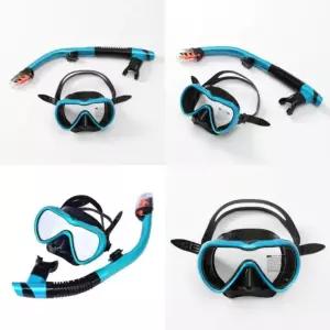 물놀이 잠수경 스노클링 세트 블루 성인용 스노쿨링장비