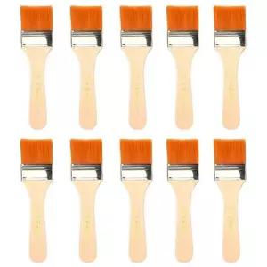 페인트붓 수성붓 페인트브러쉬 젯소붓 D06 6호 10개 평붓