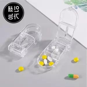 강아지 고양이 알약커팅기 투명 약절단기 휴대용 약커터기 알약 소분