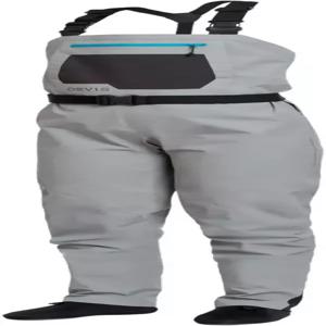 여성용 오르비스 클리어워터 가슴수건 - 네오프렌 부티가 달린 방수 플라이 낚시용 물수건 외장 수납 포켓