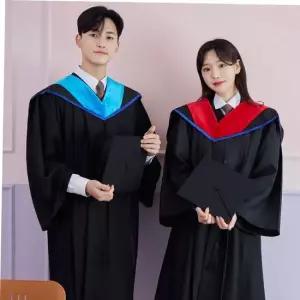 졸업의상 남여공용 교복몰 학사후드 졸업가운 학위복 졸업가운대여