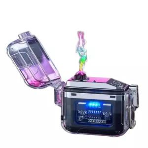 플라즈마 라이터 방풍 자동 점화 충전식 전자라이터 담배