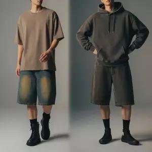 남자 반바지 여름 스판 5부 워싱 데님 반바지