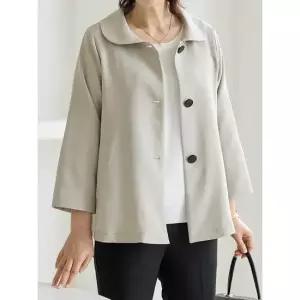 김여사, [빅사이즈](신상)(-100) 보헤미안 라운드 자켓 2JK604118