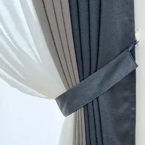 [지나송] 디온 암막커튼+코디커튼+커튼봉 (대형)