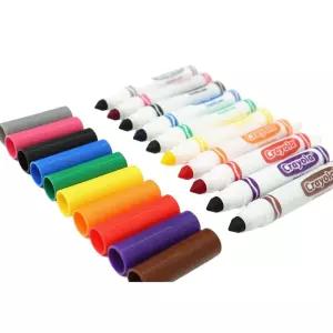 선명한색상 굵고 뾰족 유성마카 10색 크레욜라워셔블 그리기