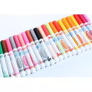 유치원 학교 덜번지는 수성마카 40색세트 미술 크레욜라워셔블