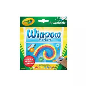 유리 거울 셀로판 쓰기용 수성마카 8색 크레욜라워셔블 미술교구 학습