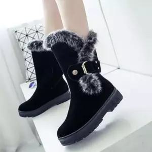 인기상품 4.5cm 스웨이드 겨울 미들 털 부츠 방한화 털신발 [WFKOOKX_260411]