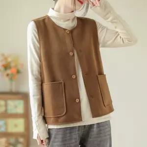 모직 가을 여친 모씨모씨 화사한 여성야상조끼베스트 조끼 정장 아우터 코트 루즈핏 DUCHI3