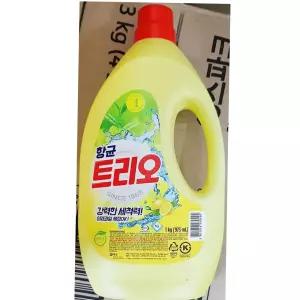 애경 트리오 야채 과일 세척 주방 세제 1kg x12개