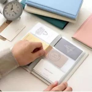 [문구/오피스] 베이비블루 컬러 명함첩 명함책 명함포켓 명함집