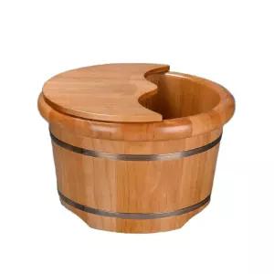 스팀 족욕통 훈증 편백나무 좌훈기 발 마사지 찜질 온열 바스켓 건강 케어