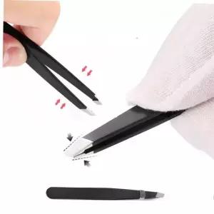 핀셋 TBZ 족집게 미용집게 인그로운헤어 뽑기 왁싱샵 사선형 쪽집게