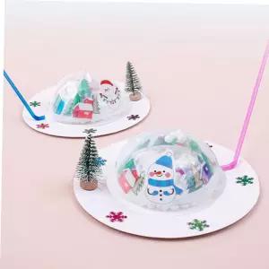 눈 내리는 겨울 풍경 초등만들기 초등만들기키트 초등학생만들기키트