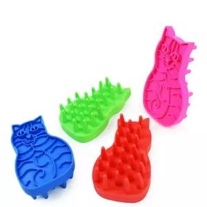 원투몰 고양이 빗 실리콘샴푸브러쉬