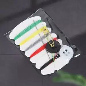 바느질 도구 세트 초보 수선 실 바늘 소형 휴대