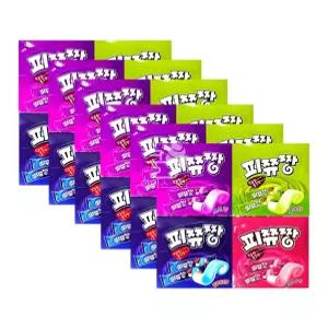 복숭아 소프트캔디 포도 4종세트 곽 6개 마이쮸 포도