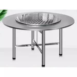 회전판 식당회전블 업소용 중식당 블 일체형 스텐