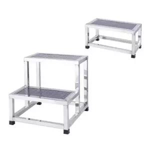 2단 스테인레스 디딤대 이동식 단층 안전 인테리어 의자