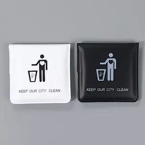 개인용 휴대 재털이 여행 준비물 여행준비물 재떨이 휴대용 꽁초 미니 블랙 포켓