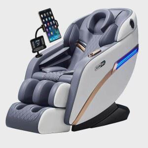 전신 안마의자 무중력 속도조절 럭셔리 마사지기 체어 바디체어 화이트 에디션 간이