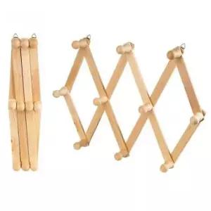 [생활] 자바라옷걸이 접이식 행거 원목 다용도 대형