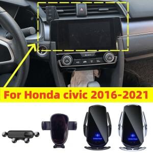 호환 자동차 스크린 내비게이션 고정형 휴대폰 홀더  혼다 시빅 MK10 2016-2021 7인치 홀더에 적합