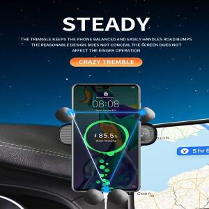 호환 자동차 휴대폰 홀더 화면 Geely Vision X6 2020 8인치 센터 컨트롤 전용 내비게이션.