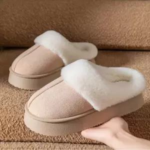 인기상품 겨울 발을 따뜻하게 러블리 퍼안감 따숩 캐주얼슬리퍼 [WFKPPAU_260411]