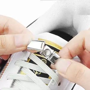 스니커즈 끈정리 운동 긴 신발 등산 클립 없는 매듭 DWFISAUJ