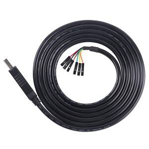 B to TTL 6 핀 6P 2.54mm  헤더 3v3 5V 3.3V UART 어댑터 케이블 Windows Linux  Mac OSX 1.8mtr와 호환 가