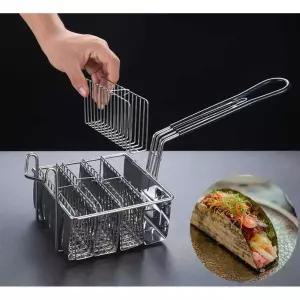 바스켓 주방 브리또 홀더 또띠아 트레이 타코튀김기 스텐