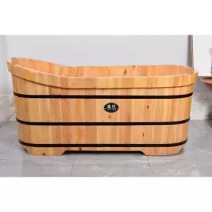 사우나 편백 1인 이동식 히노끼욕조 호텔 목욕 가정용 나무