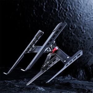 호환 노트북 스탠드 조절식 컴퓨터 탄소강 휴대용 맥북 HP 델 레노버 12-18인치
