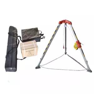 낙하 삼각대 안전 구조용삼각대 수동 맨홀 윈치 리프트