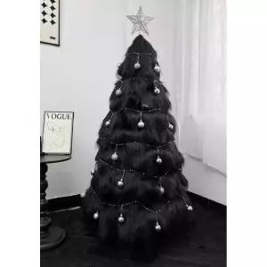 무장식 인테리어 소품 패브릭 소형 트리 카페 미니 블랙트리