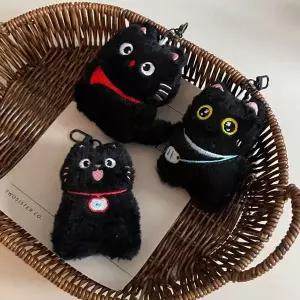 사과 물고기 인형 검은 고양이 검정고양이 뽑기 소품샵 키링
