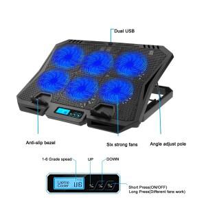 호환 맥북 에어 13 2025 노트북 쿨러 브래킷  M1 M2 M3 호환 14 15 16인치 6단계 각도 조절 거치대