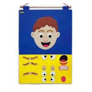 벽걸이차트 미스터변덕 얼굴 표정놀이 언어학습 벽보