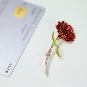 카네이션 브로치 빨간 감사 뱃지 선물 어버이날 스승의날 부모님선물 선생님선물 답례품 세아커머스