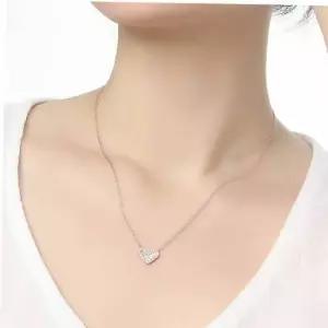하트 18k 기념일선물 쇼핑백 목걸이 여자도금목걸이 포함 도금