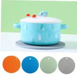 냄비패드 TBZ 실리콘 냄비받침대 주방용품 원형 인덕션매트 다용도 주방필수템