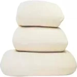 터머리 그린 내추럴 침대 베개 - 수면 측면 등 배를 위한 GOLS 인증 고무 폼 라텍스 지퍼 면 커버 사이즈