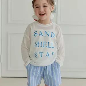 시스루 긴팔티 키즈 주니어 여름 레이어드티