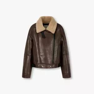 [백화점 홈쇼핑 정품] 스튜디오 톰보이 카라배색 무스탕(9175461982).EL