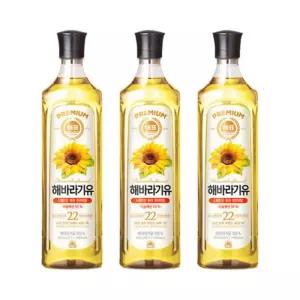 사조해표 해바라기유 900mL x 3병