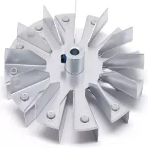 크리딧피드 교체 3-20-502221 하만 P68 XXV P43 P61 P38 펠릿 스토브용 더블 패들 배기 팬 블레이드