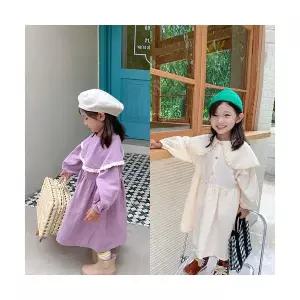 팜므 아기 가을 유아 여아 3걸러 긴팔 양면 코디 원피스설날